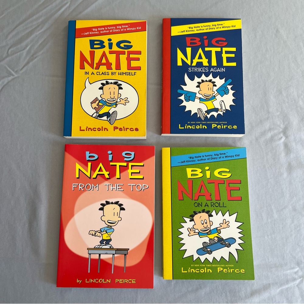 Big Nate Kids Book Series - Set of 4